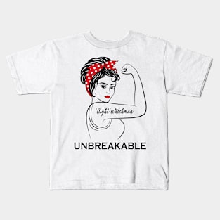 Night Watchman Unbreakable Kids T-Shirt